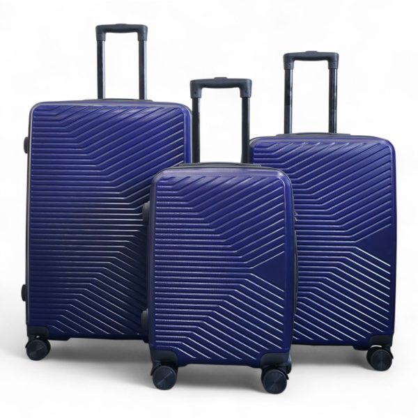 Hardshell Suitcase Robust 8 Wheel Luggage Cabin Case Bag Set | Bed Sava