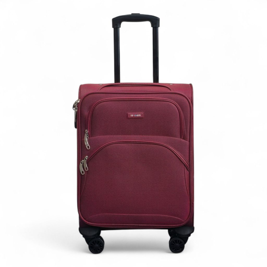 Soft Shell Cabin  48 x 37 x 20 cm Secure Travel Luggage Suitcase Suitable for Easyjet, Ryanair