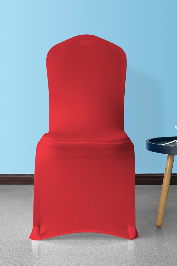 10pcs Dining Chair Cover, Front Flat Spandex Slipcovers
