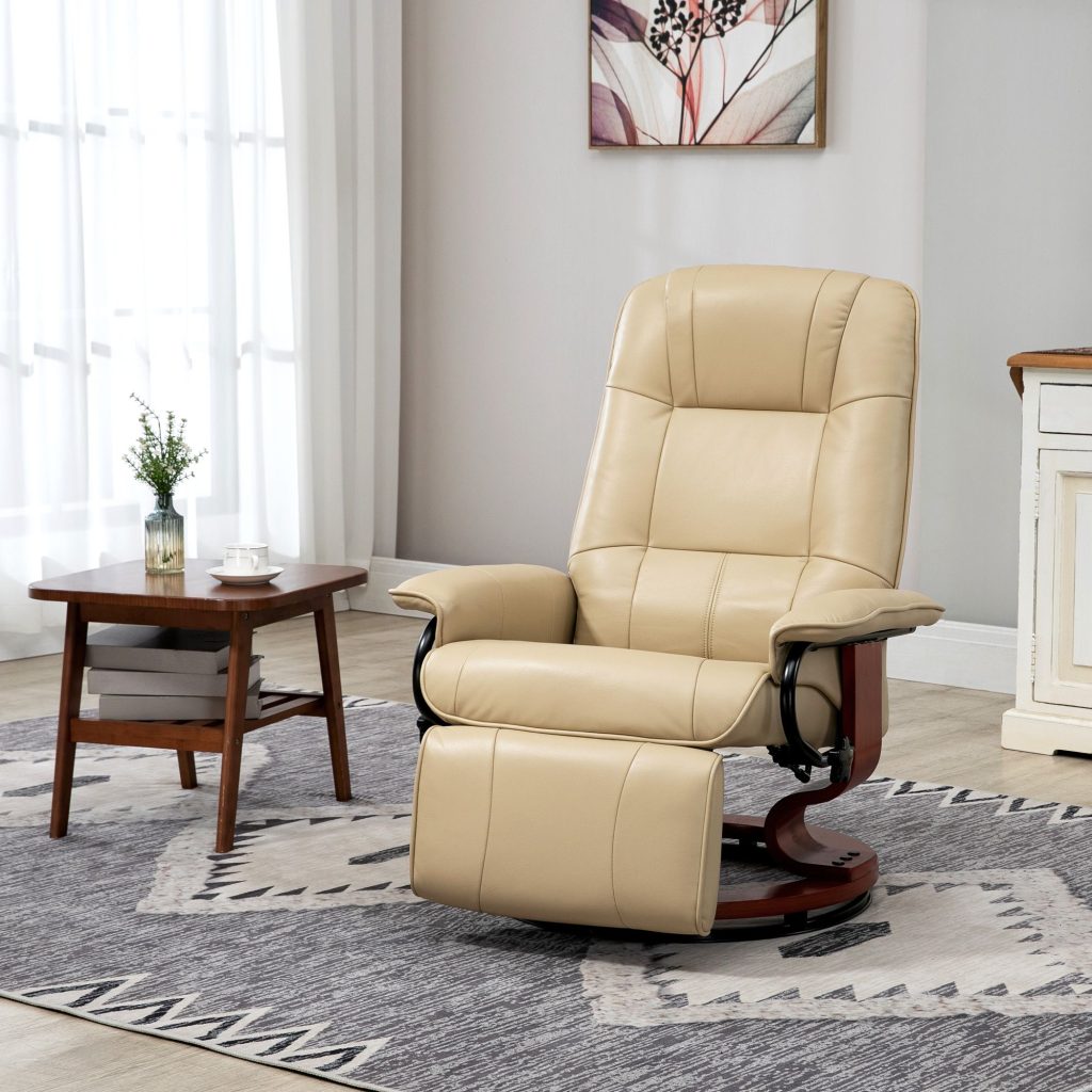 Ergonomic Recliner Sofa Chair PU Leather Armchair Lounger