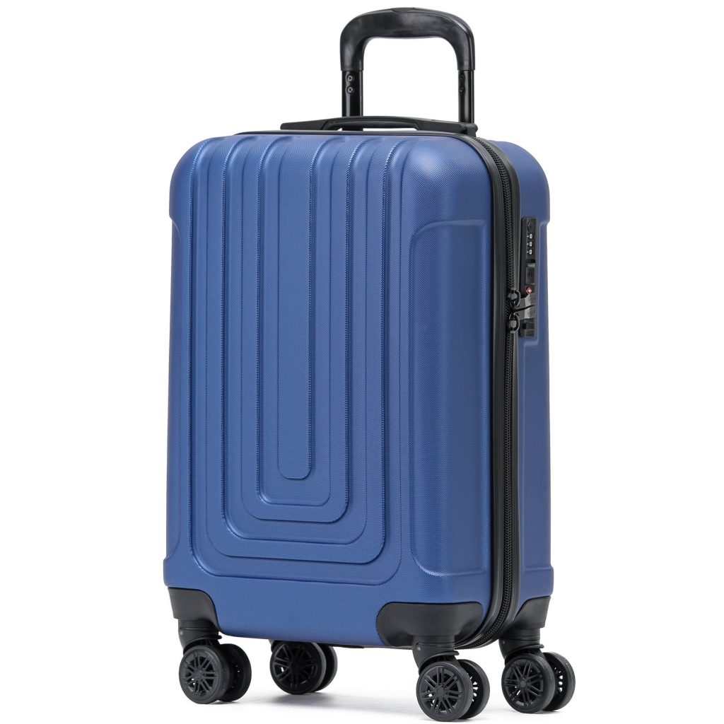 55x30x20cm Cabin Carry Bag Hard Shell Suitcase 100+ Airline Approved