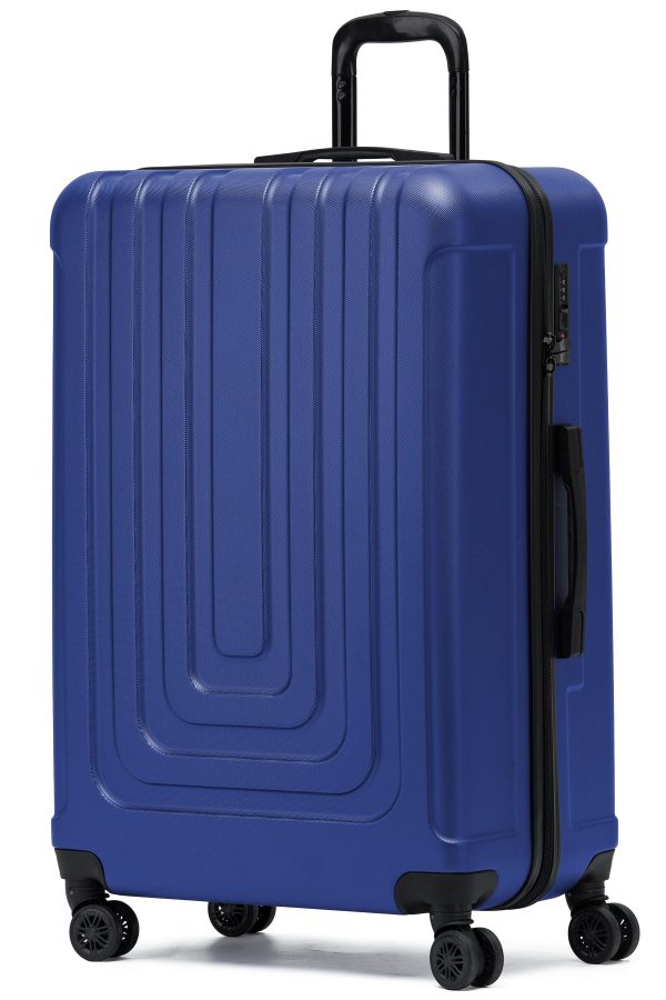 Large 30 Hard Shell Check in Suitcase 8 Spinner Wheels Hold Luggage | Bed Sava