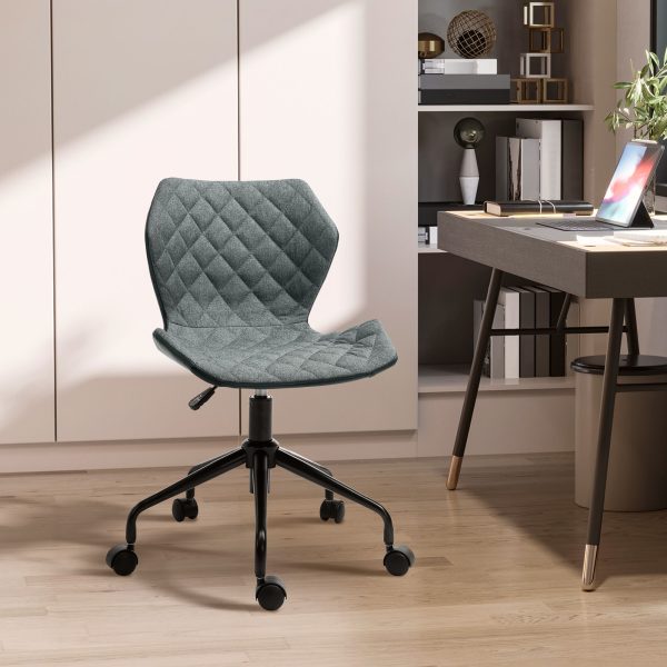 Home Office Swivel Computer Desk Chair Nylon Wheels Adjustable Height | Bed Sava