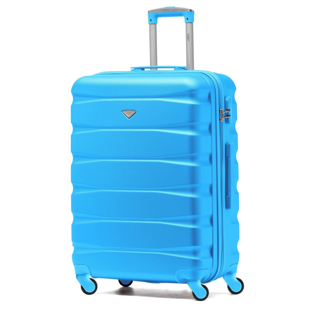 25" Medium Suitcase Check-in Hold Luggage Hard Shell 4 Wheels TSA Lock