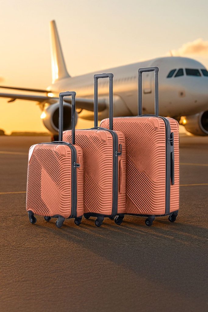 3 Piece Hard Shell Luggage Suitcase Set | Bed Sava