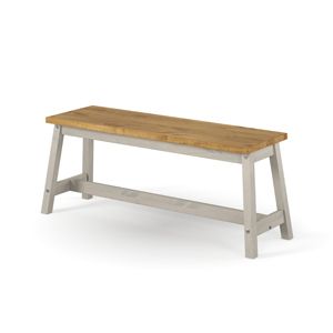 Corona Black Live Edge Large Dining Bench