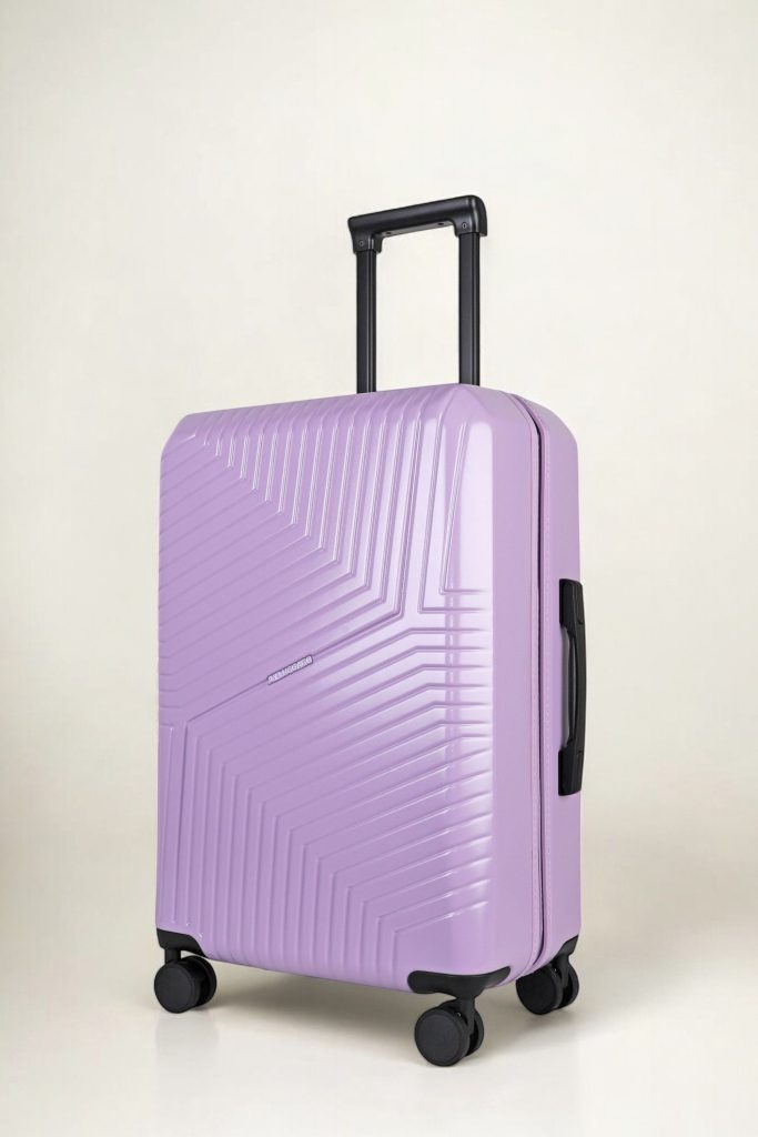 Medium Suitcase 24' Inch Hard Shell Checked Luggage - Lightweight, Durable with Built-in Cupholder, TSA Lock,  Dual Spinner Wheels