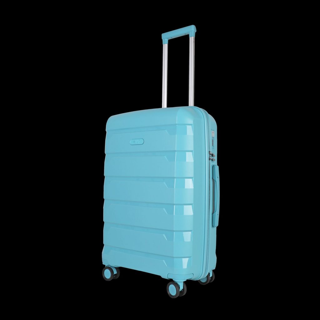 Medium Suitcase 24' Inch Hard Shell Check In Luggage (Seafoam Green) - Lightweight & Durable, USB Charging Port, Secure TSA Lock, Dual Spinner Wheels