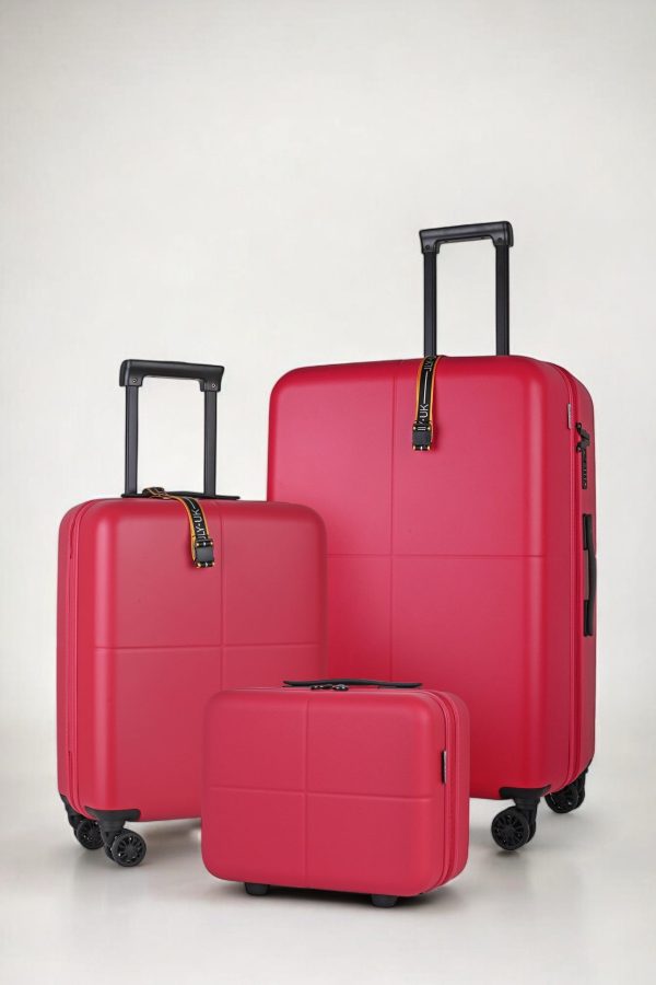 3 Piece Luggage Set Makeup Case Cabin  Expandable Suitcase TSA Lock | Bed Sava