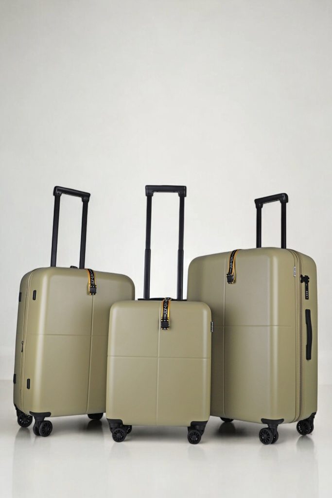 Premium Suitcase Set, 100% Bayer PC, TSA Lock, Ultra-Quiet Wheels (3 Pcs)