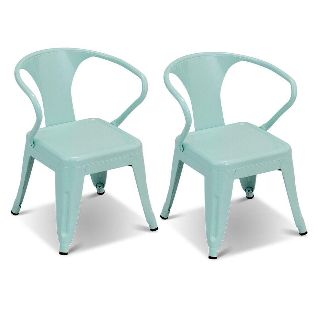 2PCS Tolix Chair Children Stackable Chairs