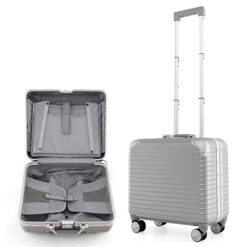Trolley Travel Suitcase 16'' Carry-on Lightweight Hard Shell Suitcase Under-seat