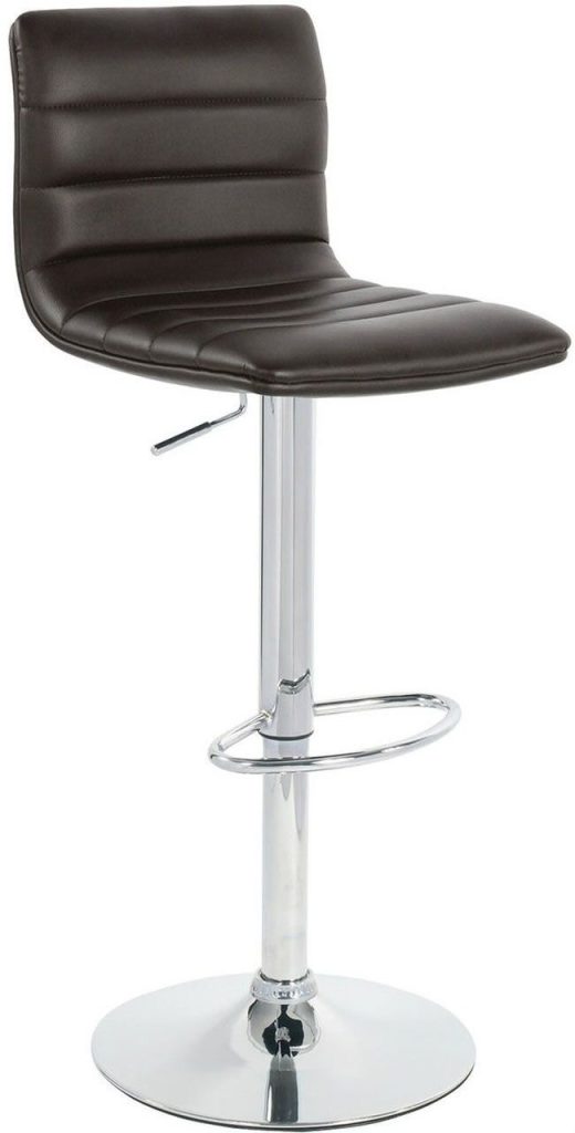 Harvey Beech Wood Walnut Low Bar Stool