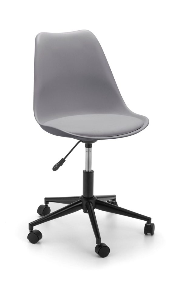 Danica Office Chair Grey | Bed Sava
