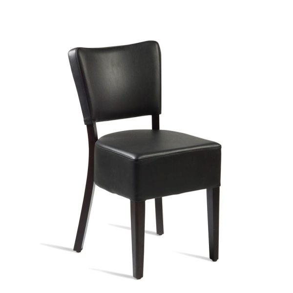 Bugel Side Chair  Wenge  Black | Bed Sava