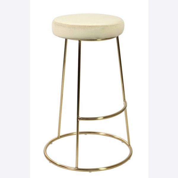 Ofter Bar Stool Champagne PK 2 | Bed Sava