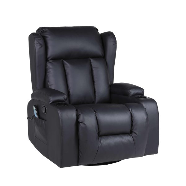 Copenhagen Armchair 10 In 1 Massage and Heat Leather Recliner Chair | Bed Sava