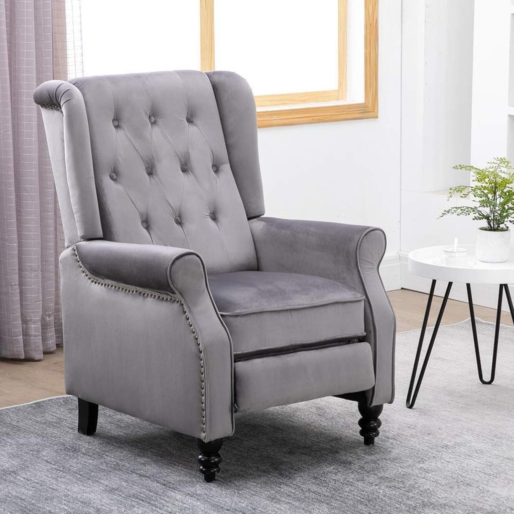 Antwerp Reclining Armchair Manual Push Back Recliner