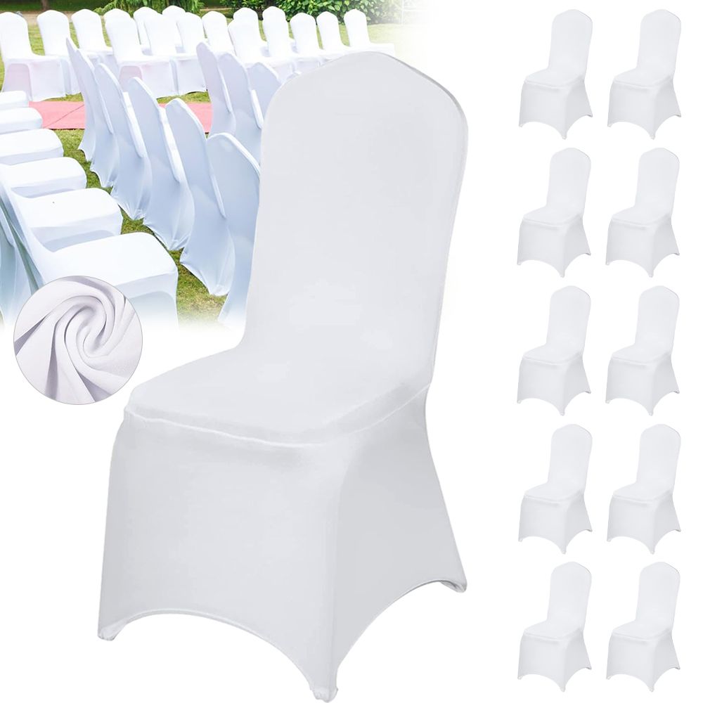 50pcs Chair Covers Dining Spandex Slip Seat Cover Wedding Party