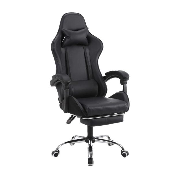 Adjustable Headrest Lumbar Support Office Chair | Bed Sava