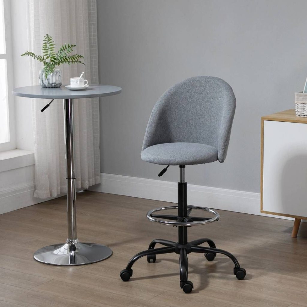 Draughtsman Chair Home Office Ergonomic 5 Wheels