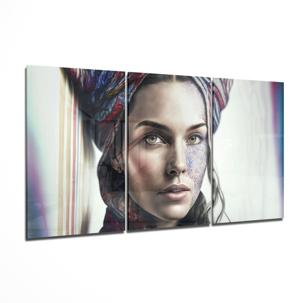 Beauty Mega Glass Wall Art