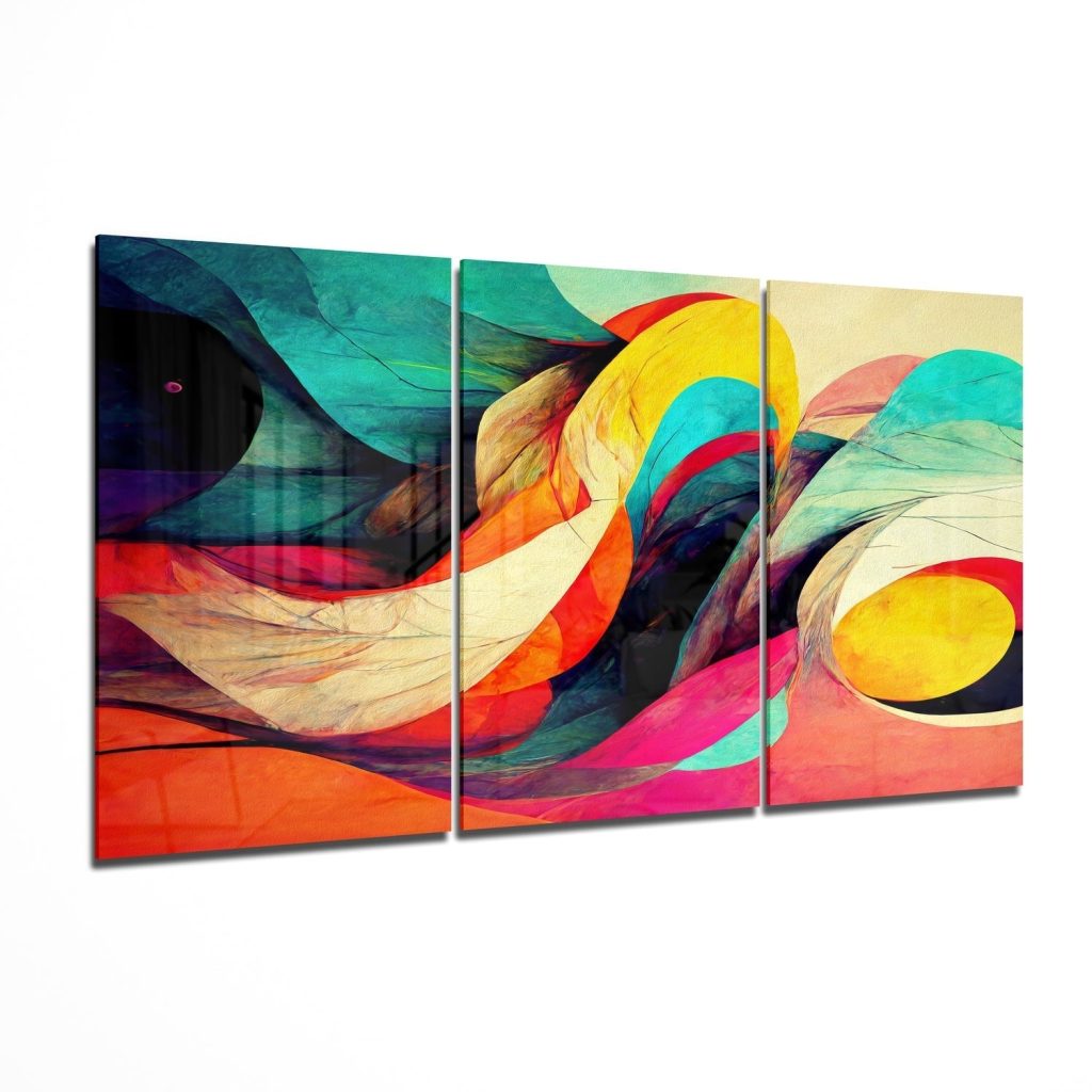 Dispersal Mega Glass Wall Art