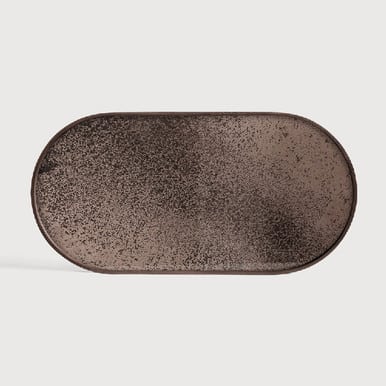 Ethnicraft Aged Mirror Oblong Tray