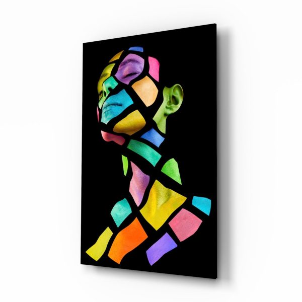 Colorful Spirit Glass Wall Art | Bed Sava