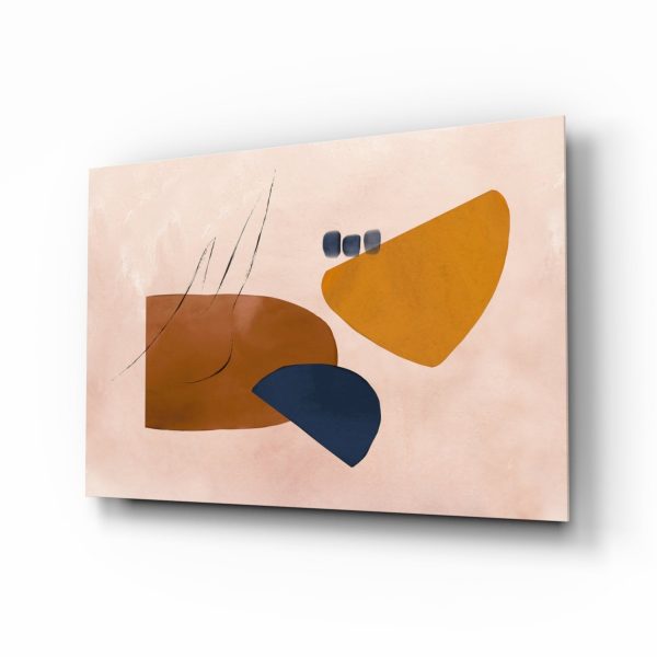 Abstract Brown Glass Wall Art | Bed Sava