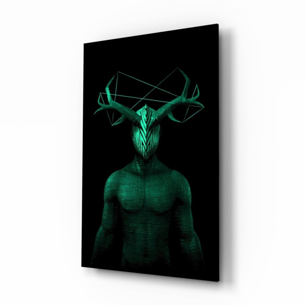 Donnie Green Glass Wall Art | Bed Sava