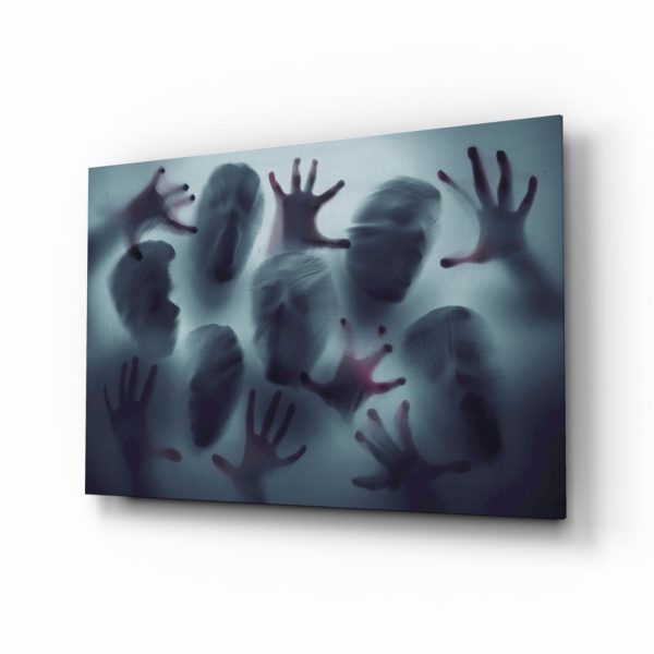 Silent Scream Glass Wall Art | Bed Sava