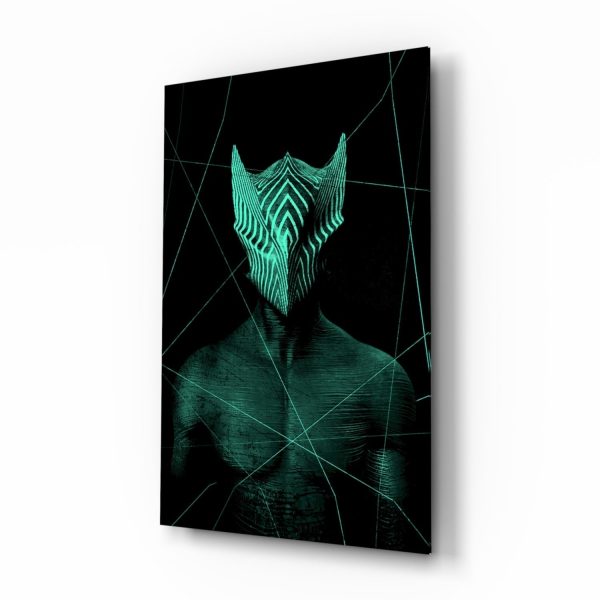 Darko Green Glass Wall Art | Bed Sava