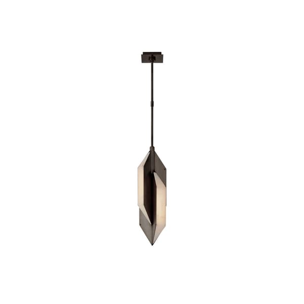 Ophelion Pendant Bronze, Pendant Light, Bronze & Alabaster - Andrew Martin