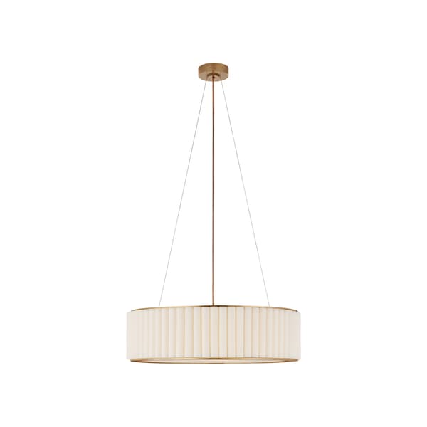 Palati Pendant Brass, Pendant Light, Hand-Rubbed Antique Brass - Andrew Martin