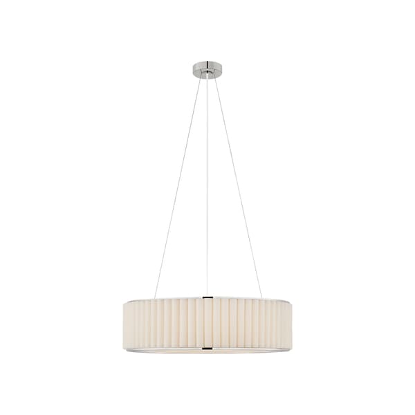 Palati Pendant Nickel, Pendant Light, Polished Nickel - Andrew Martin