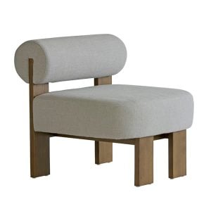 Pello Chair Occasional Chair GreySilver  Andrew Martin Linen  Other Fabric | Bed Sava