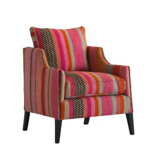 Regal Chair Andean Armchair PinkOrangeGold  Andrew Martin Wool | Bed Sava