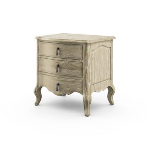 Salcombe Bedside Table  Pale Weathered Oak | Bed Sava