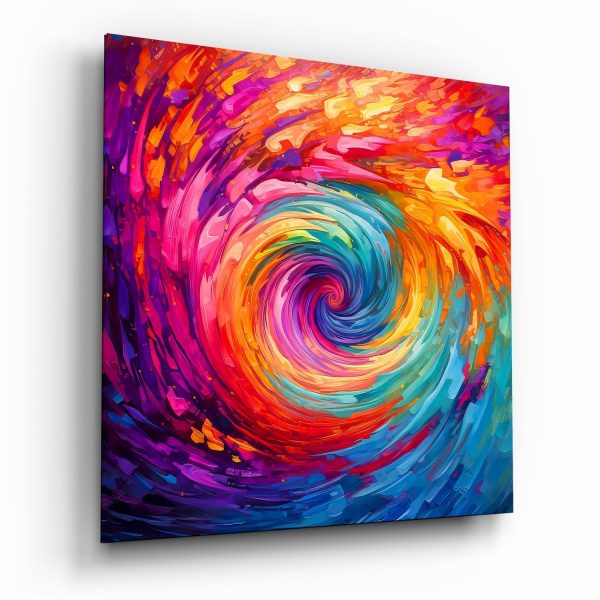 Colorful Hole Glass Wall Art|| Designers Collection | Bed Sava