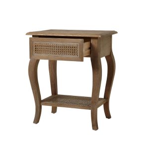 Sienna Rattan Bedside Table  Weathered Oak  Rattan | Bed Sava