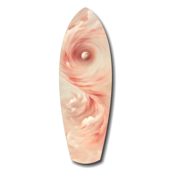 Pinky Swirl Glass Wall Art | Bed Sava