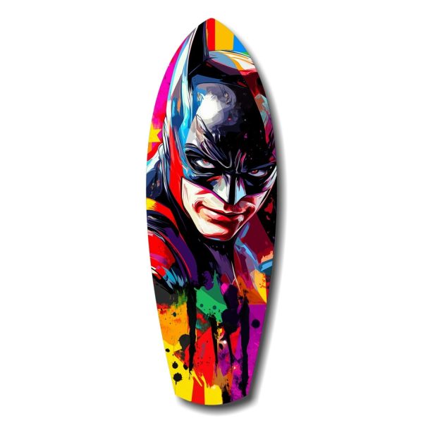 Shadowed Vigilante Glass Wall Art | Bed Sava