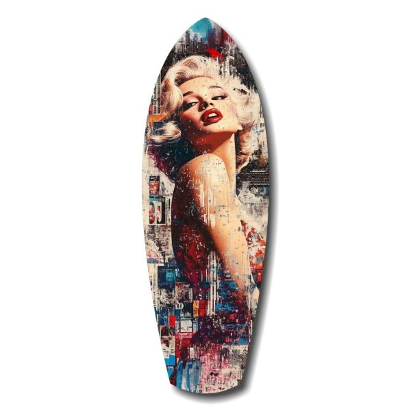 Marilyn Monroe Vintage Dreams Glass Wall Art | Bed Sava
