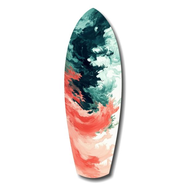 Relentless Waves Glass Wall Art | Bed Sava