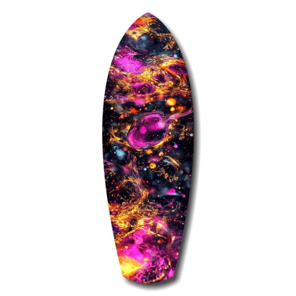 Kinetic Cosmos Glass Wall Art | Bed Sava