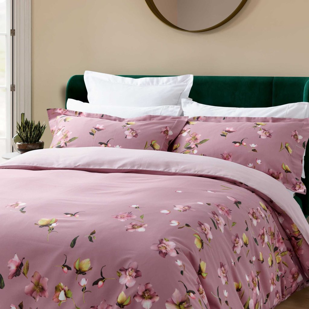 Ted Baker Arboretum Super Kingsize Duvet Cover Set, Pink