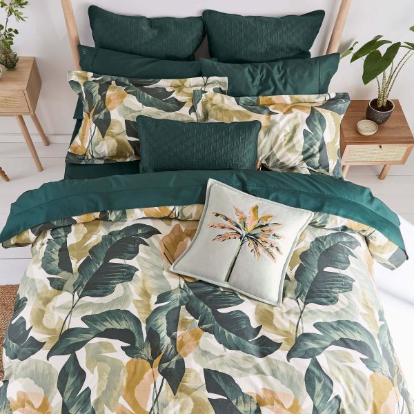 Ted Baker Urban Forager Double Duvet Cover SET Basil | Bed Sava