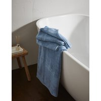M&S Collection Luxury Egyptian Cotton Towel - XXL - Denim, Denim,Duck Egg,Stone,Charcoal,White