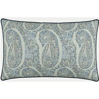 Bedeck Of Belfast Pure Cotton Delphine Cushion - Blue Mix, Blue Mix
